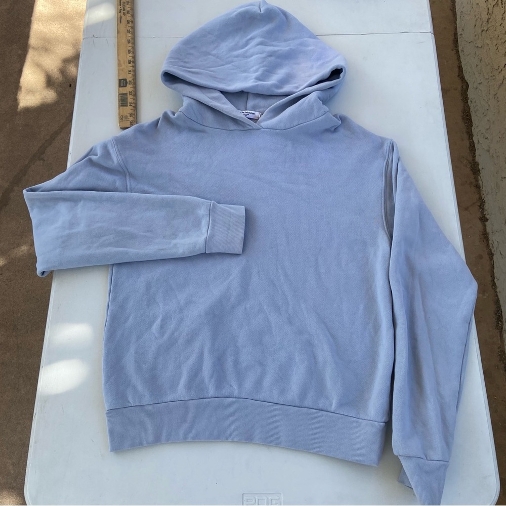 Perfect White Tee Heart Hoodie, medium, Light Blue